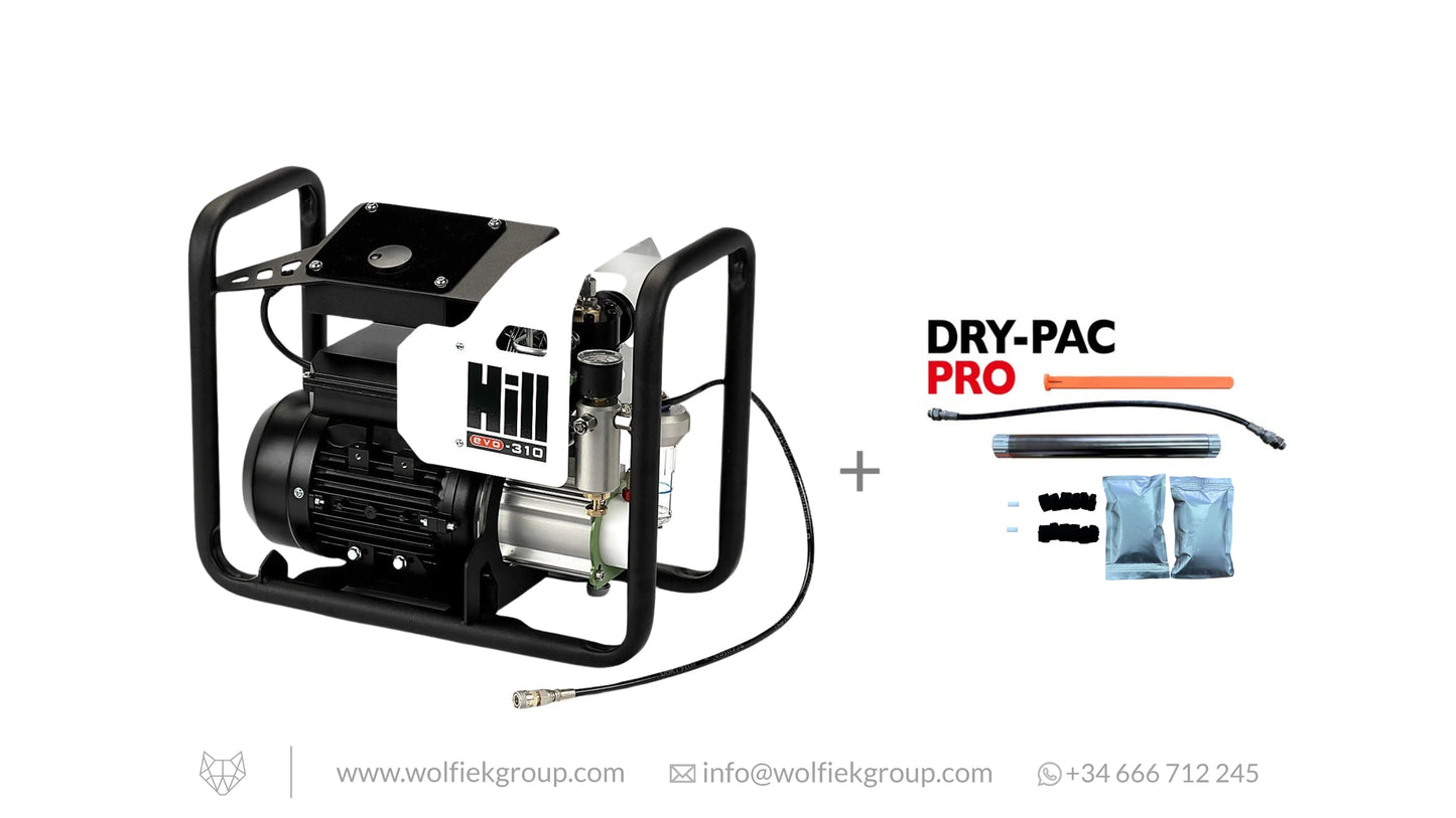 Hill Electric PCP Airgun Air Compressor EVO–310 – 310BAR/4500 PSI