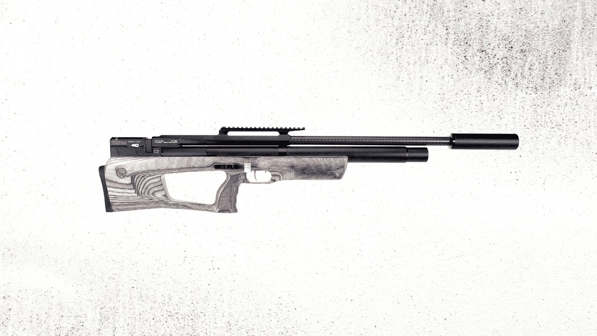 Taipan Veteran II PCP Air Rifle – 700mm Laminate Grey
