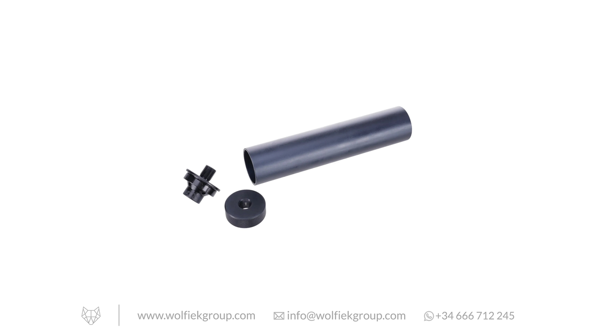 Air-G-Tac Short Set Adapter 1/2x20 UNF Taipan SLASH 550mm