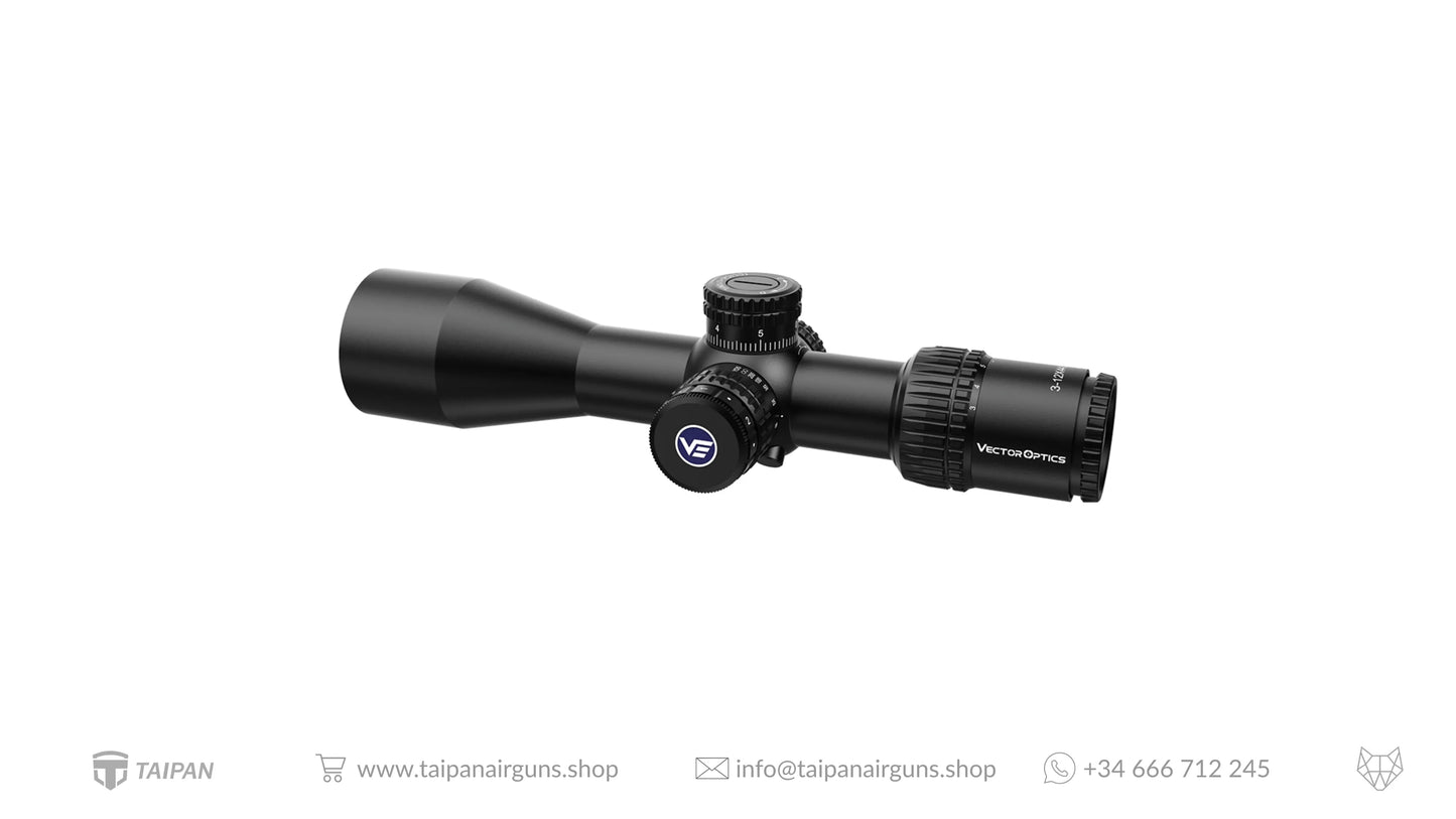 Vector Optics Veyron Compact Riflescope - 3-12x44IR SFP