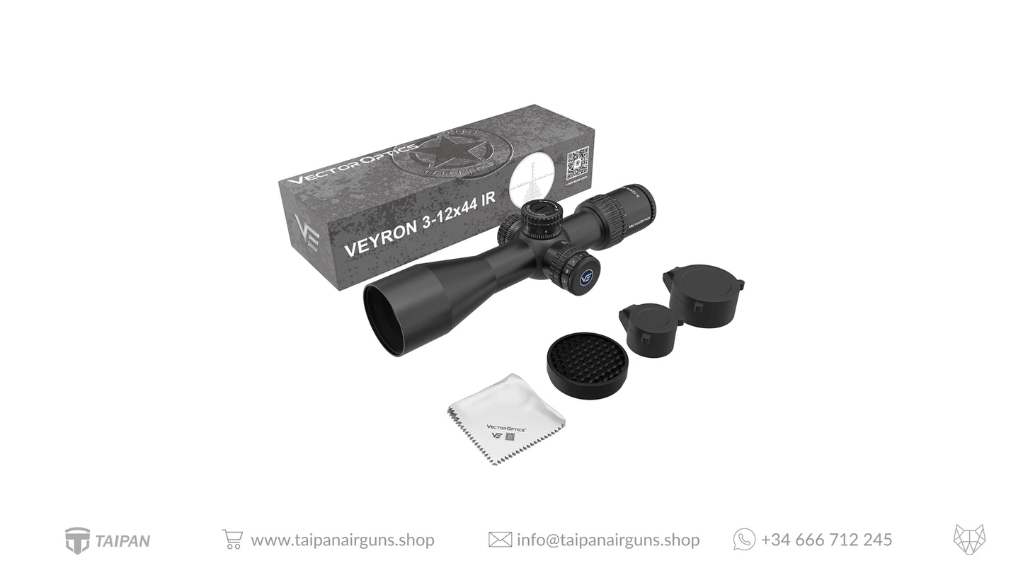 Vector Optics Veyron Compact Riflescope - 3-12x44IR SFP